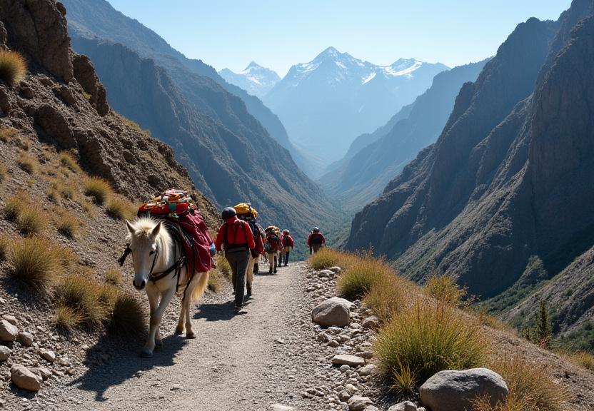 Logística y transporte para trekking Sierra Nevada